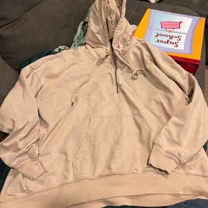 B 3   Slouchy Oversized Hooded Zip Up by Aerie